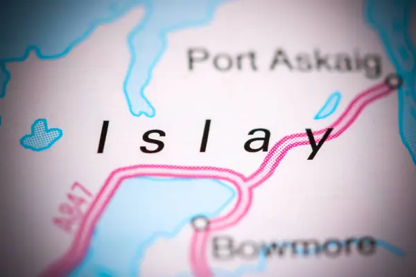 Islay. Reino Unido en un mapa — Foto de Stock