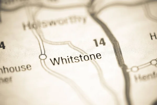 Whitstone. United Kingdom on a map — 스톡 사진