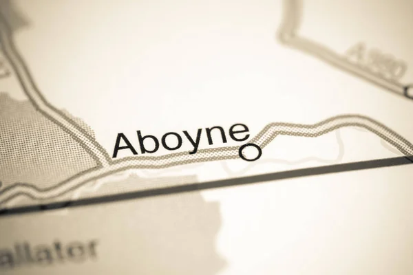 Aboyne. Reino Unido en un mapa — Foto de Stock