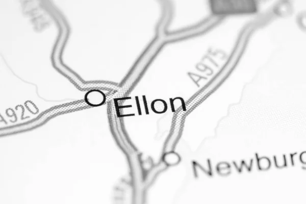 Ellon. United Kingdom on a map — 스톡 사진