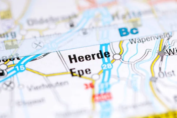 Heerde. Países Bajos en un mapa —  Fotos de Stock