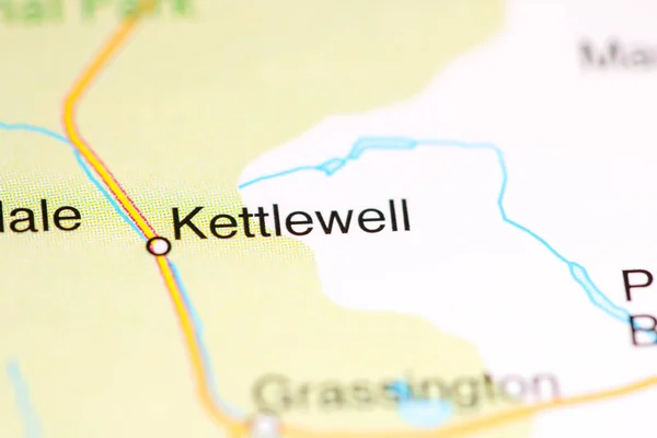 ケトルウェル地図上のイギリス — ストック写真