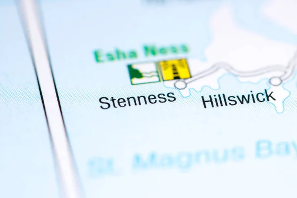 Stenness. Regno Unito su una mappa — Foto Stock