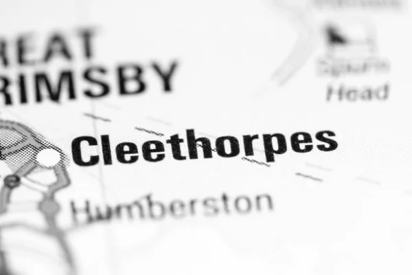 Cleethorpes. Regno Unito su una mappa — Foto Stock