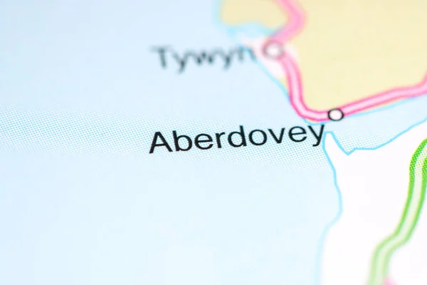 アバードビー地図上のイギリス — ストック写真