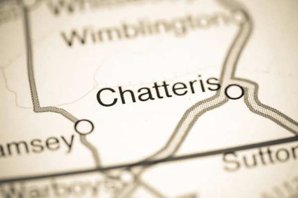 Chatteris. United Kingdom on a map — 스톡 사진