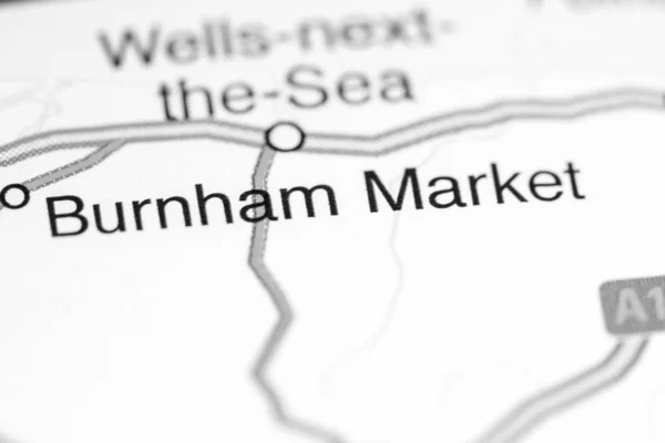 Burnham Market. United Kingdom on a map — 스톡 사진