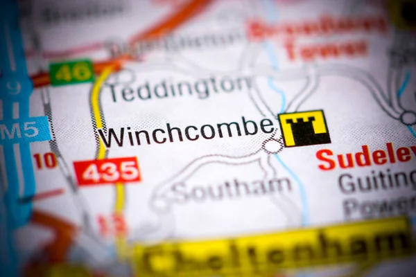 ウィンチ・コム地図上のイギリス — ストック写真