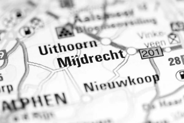 Mijdrecht. Países Bajos en un mapa — Foto de Stock