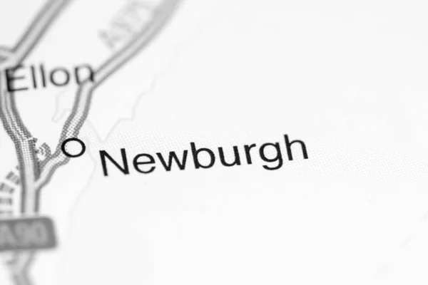 Newburgh. Reino Unido sobre um mapa — Fotografia de Stock