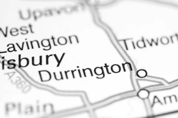 Durrington. United Kingdom on a map — Stock Photo, Image