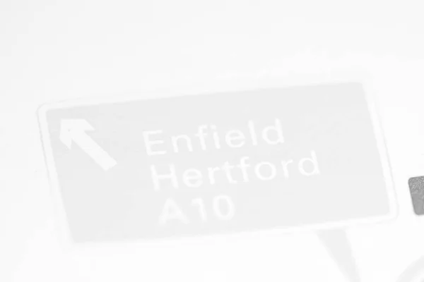 Enfield. Reino Unido sobre um mapa — Fotografia de Stock