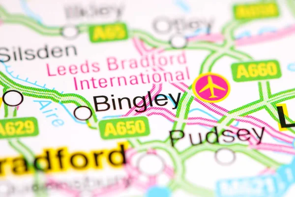 Bingley. Reino Unido en un mapa —  Fotos de Stock