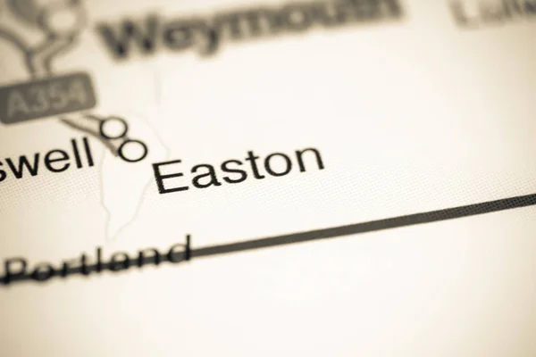 イーストン地図上のイギリス — ストック写真