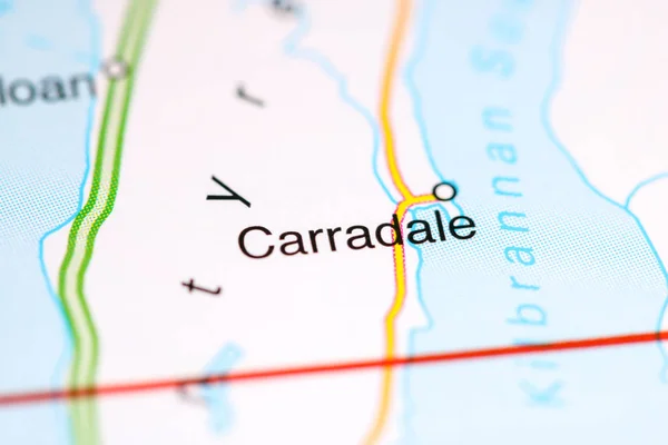 Carradale. United Kingdom on a map — 스톡 사진