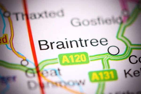 Braintree. Reino Unido en un mapa —  Fotos de Stock