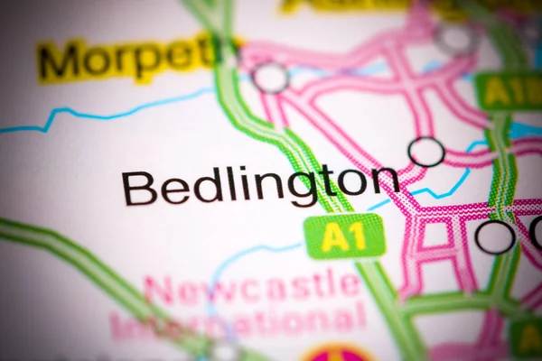 ベディントン地図上のイギリス — ストック写真