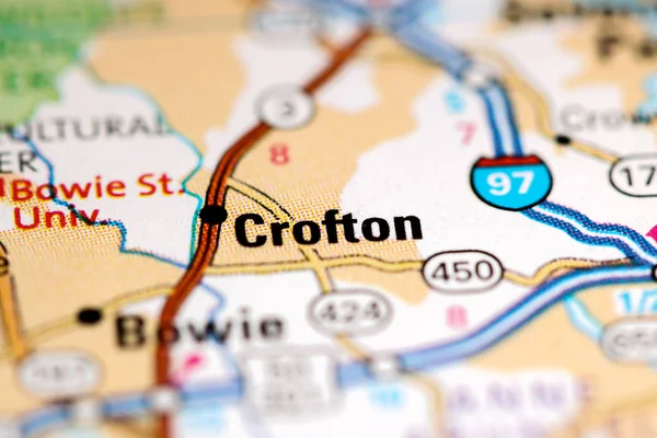 Crofton. Maryland. EEUU en un mapa — Foto de Stock