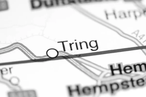 Tring. Reino Unido en un mapa — Foto de Stock