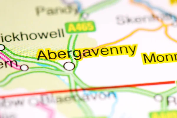 アバガヴェニー地図上のイギリス — ストック写真