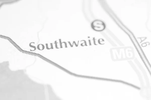 Southwaite. Reino Unido en un mapa — Foto de Stock