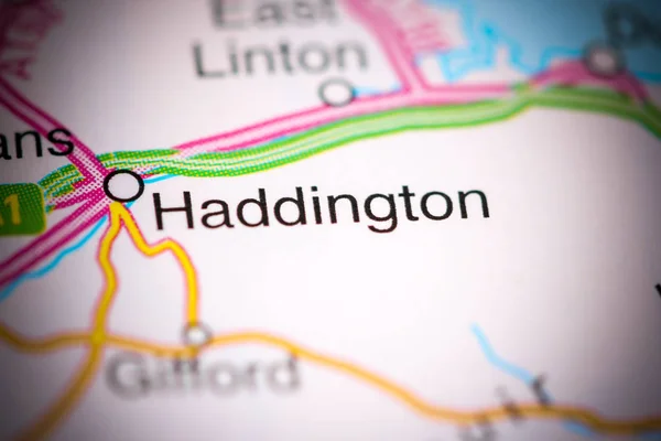 ハディントン地図上のイギリス — ストック写真
