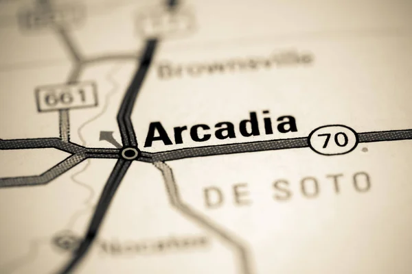 Arcadia. Florida. EEUU en un mapa — Foto de Stock