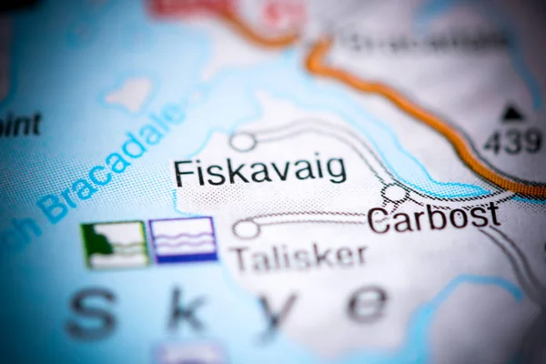 Fiskavaig. Reino Unido en un mapa — Foto de Stock