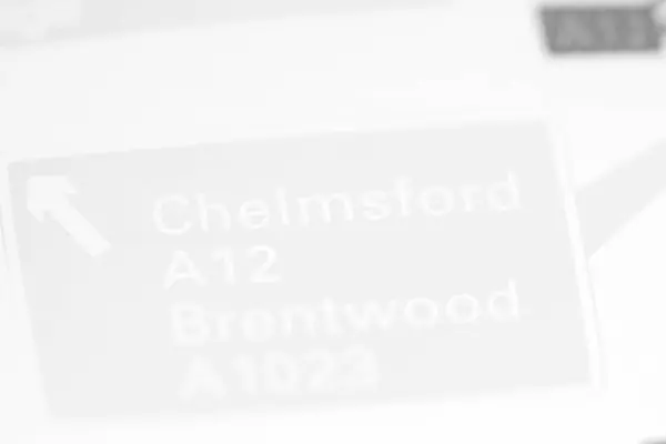 Chelmsford. Reino Unido sobre um mapa — Fotografia de Stock