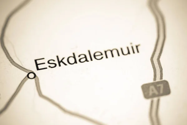 Eskdalemuir. Regno Unito su una mappa — Foto Stock
