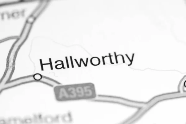 ホールファン地図上のイギリス — ストック写真