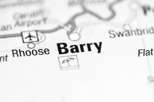 Barry. United Kingdom on a map — 스톡 사진