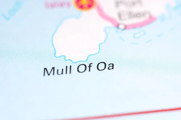 Mull Of Oa. Reino Unido en un mapa — Foto de Stock