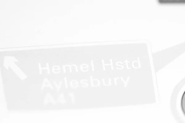 Hemel Hstd. Reino Unido sobre um mapa — Fotografia de Stock