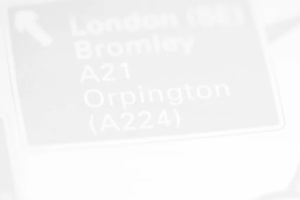 Орпингтон. Великобритания на карте — стоковое фото