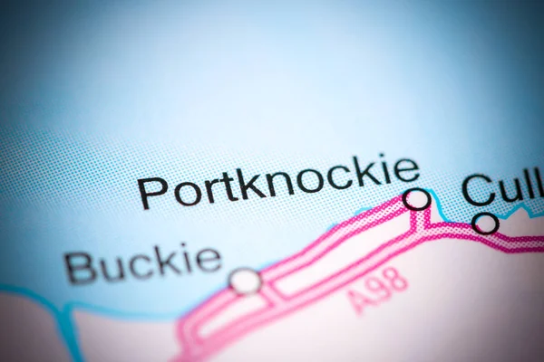 Πόρτνόκι. Ηνωμένο Βασίλειο σε χάρτη — Φωτογραφία Αρχείου