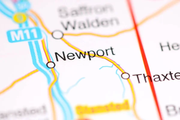 Newport. United Kingdom on a map — 스톡 사진