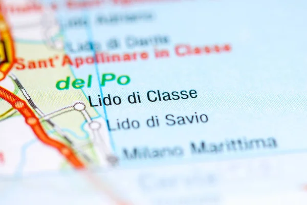 Λίντο ντι Κλας. Η Ιταλία στο χάρτη — Φωτογραφία Αρχείου