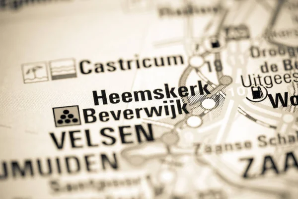 Heemskerk. Países Bajos en un mapa —  Fotos de Stock