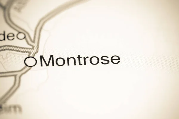 Montrose 。地图上的联合王国 — 图库照片