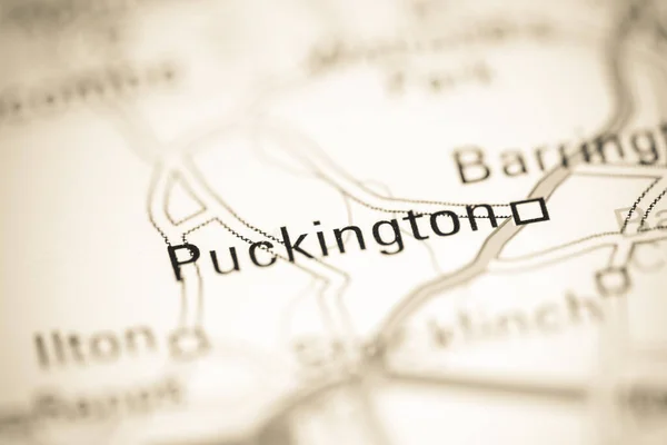 パキントン 地理地図上のイギリス — ストック写真