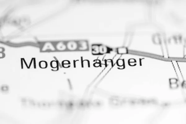 Могерхангер Велика Британія Географічній Карті — стокове фото