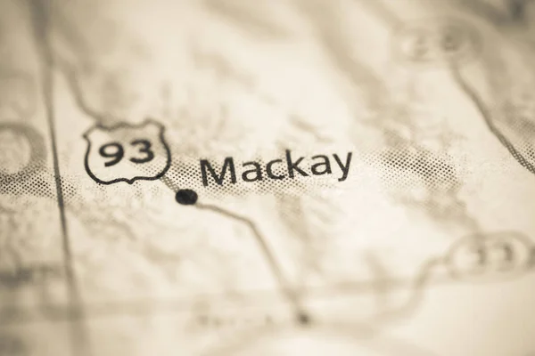 Mackay Geografisk Karta Över Usa — Stockfoto