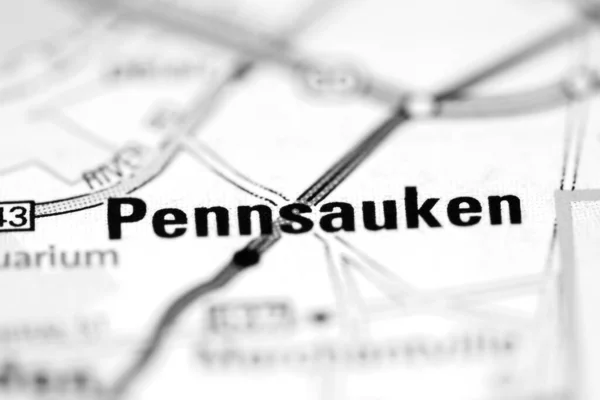 Pennsauken Mapa Geográfico Estados Unidos — Foto de Stock