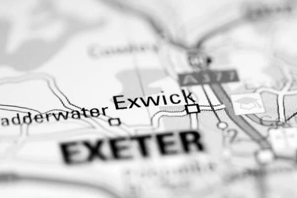 Exwick United Kingdom Geography Map — Stock Photo, Image
