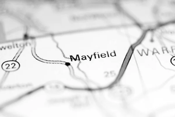 Mayfield Georgia Usa Geography Map — Stock Photo, Image
