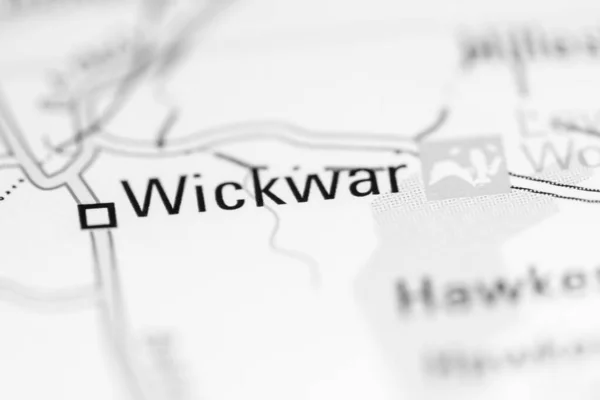 ウィックウォー 地理地図上のイギリス — ストック写真