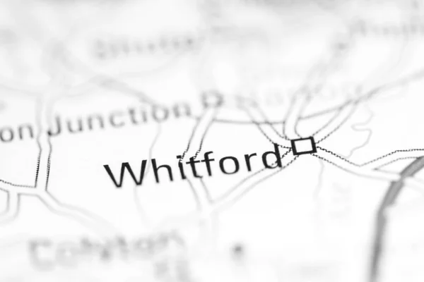 ホワイトフォード 地理地図上のイギリス — ストック写真