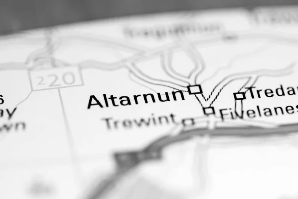 アルタルヌーン 地理地図上のイギリス — ストック写真