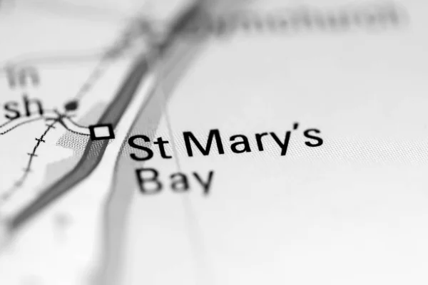 Mary Bay Regno Unito Una Carta Geografica — Foto Stock